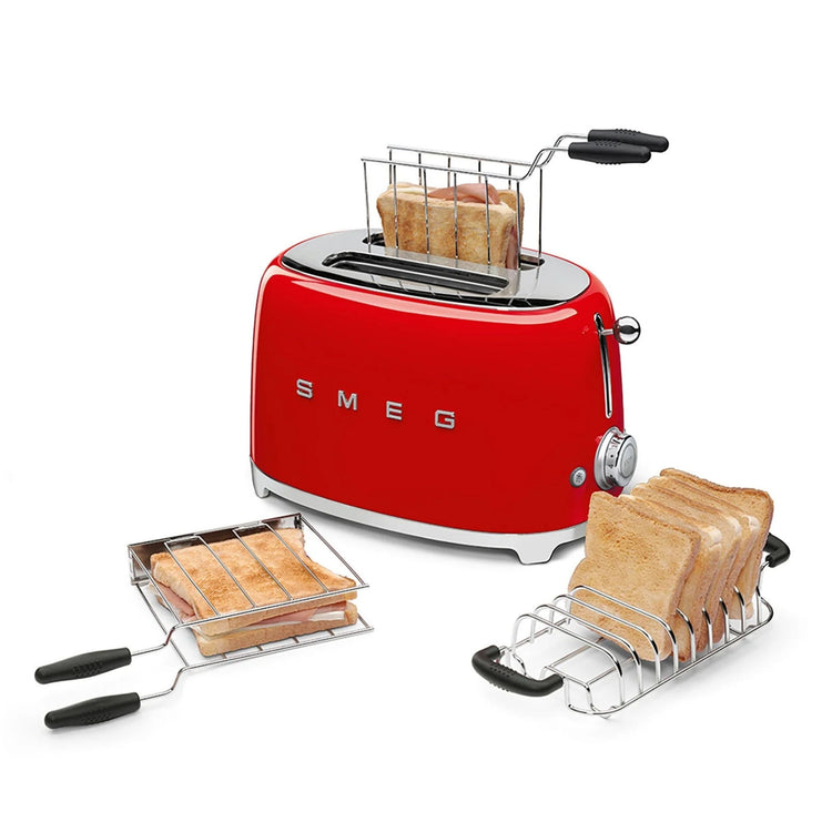 Smeg 2x2 Ekmek Kızartma Makinesi Kırmızı