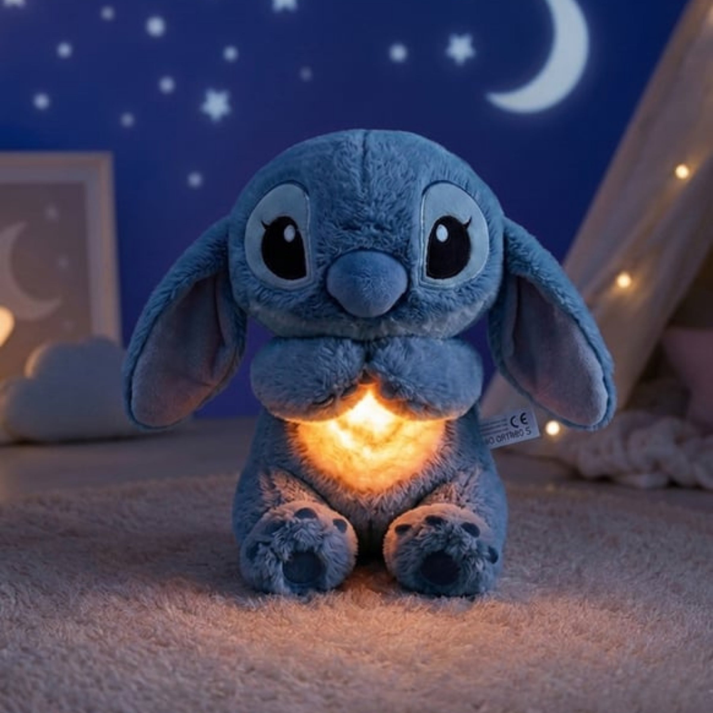 Stich uyku arkadaşı nefes alabilen peluş oyuncak