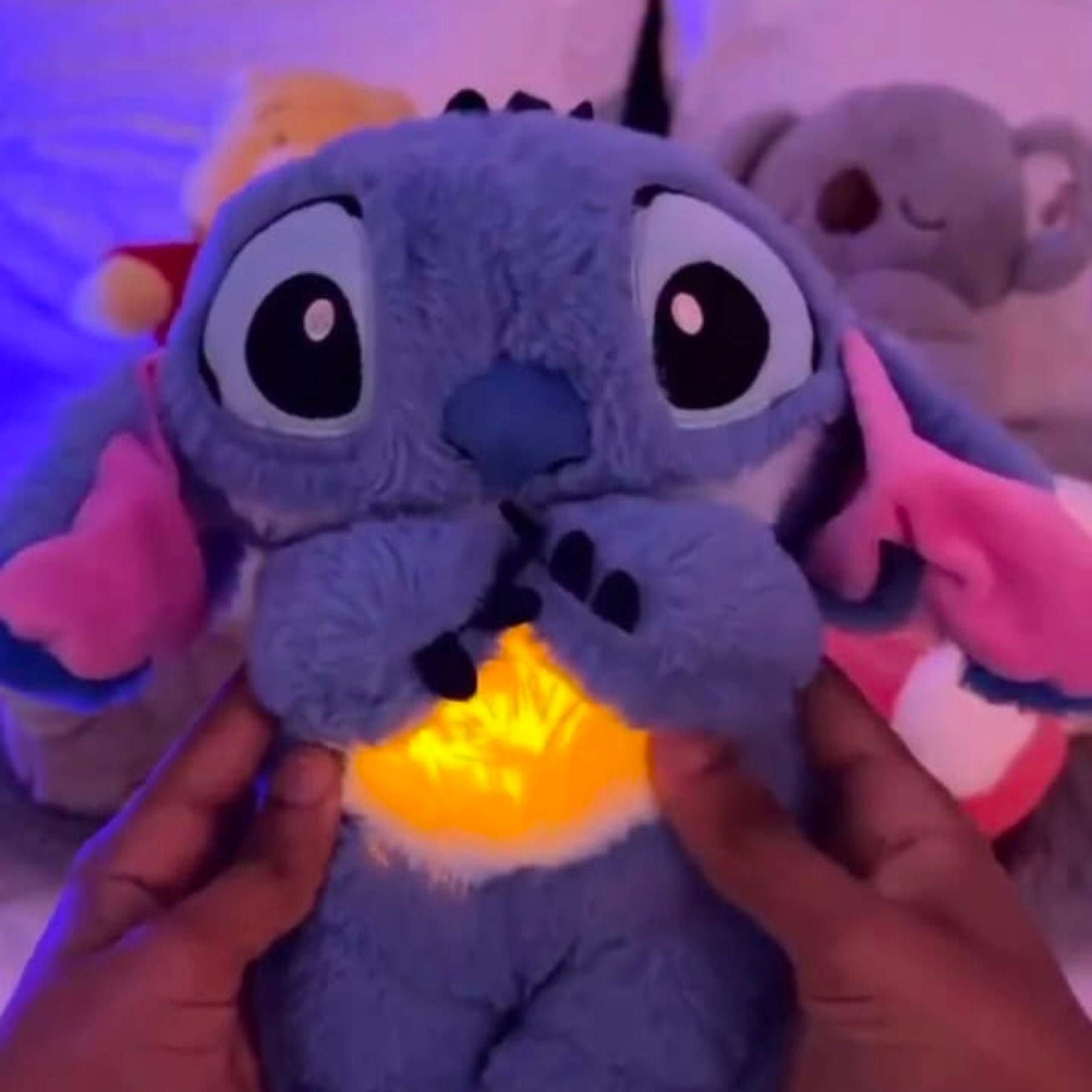 Stich uyku arkadaşı nefes alabilen peluş oyuncak