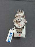 Otomatik Beyaz Kadranlı Açık Kalpli Saat